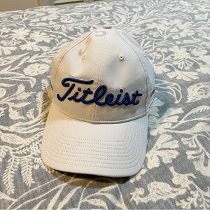 Titleist NWT White Logo Ball Cap Hat